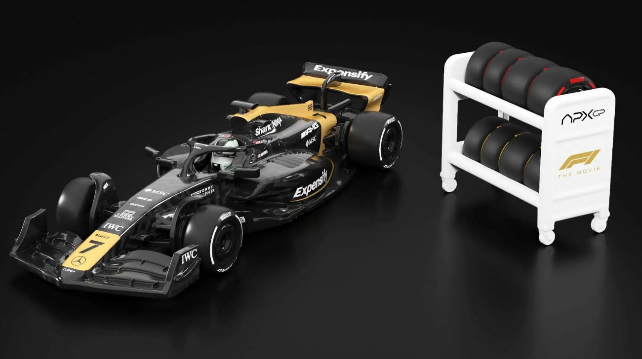 F1 Movie’s APXGP Car Gets the Hot Wheels Treatment