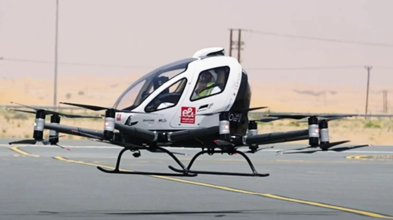 Drone Taxis Tested In Abu Dhabi