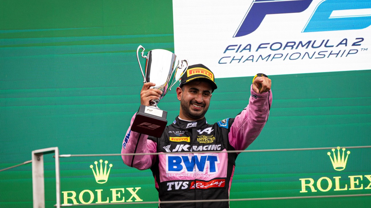 Indian Racer Kush Maini Wins His 1st Formula 2 Sprint